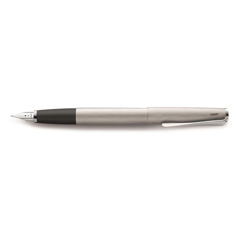 LAMY Studio Fountain Pen Brushed Steel M image number 0